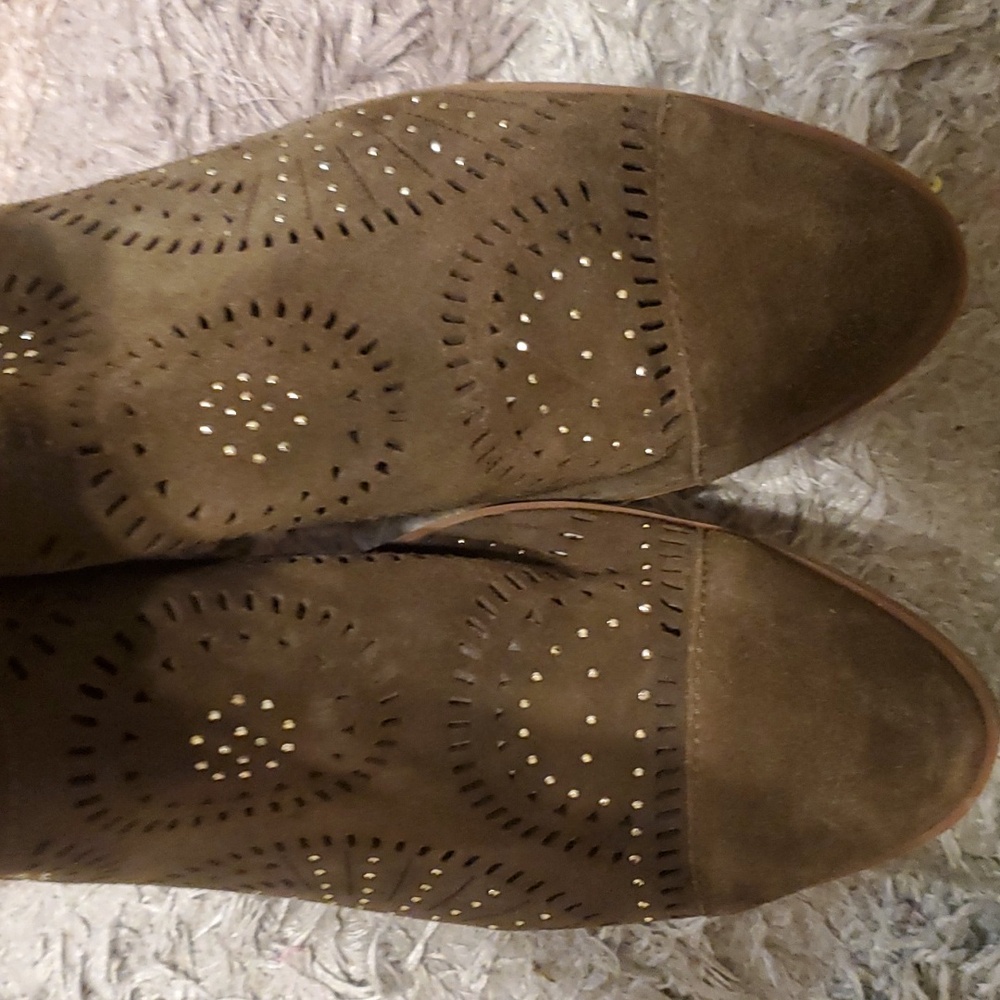 Army green booties sz 11 - Picture 7 of 8